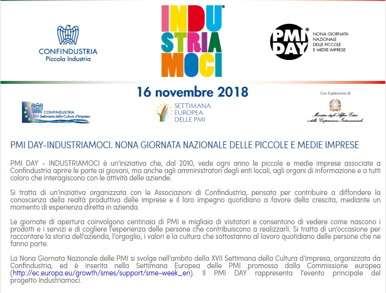 PMI DAY 2018 – INDUSTRIAMOCI
